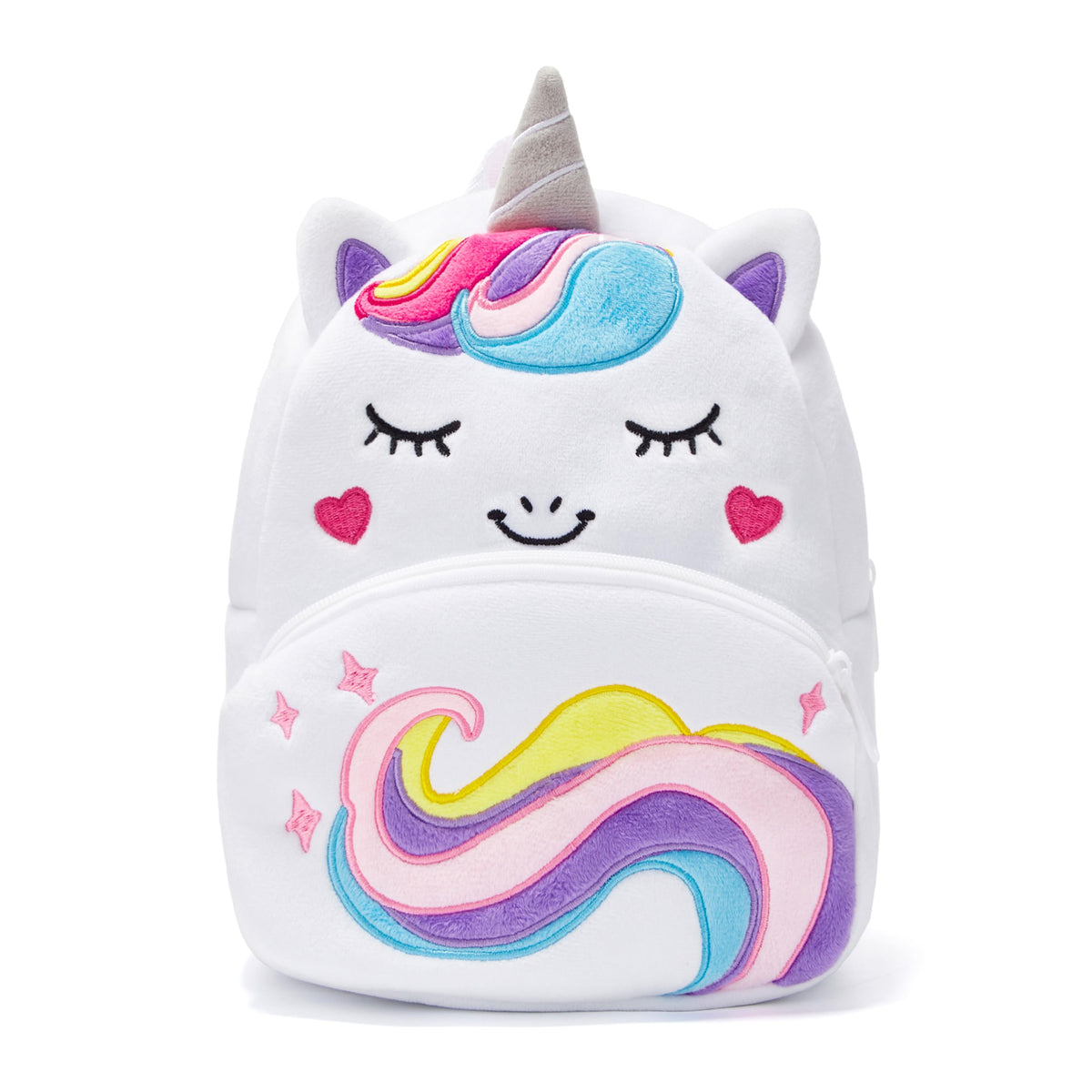 NICE CHOICE Cute Toddler Backpack Toddler Bag Plush Animal Cartoon Mini Travel Bag for Baby Girl Boy 2-6 Years(Pink Butterfly)