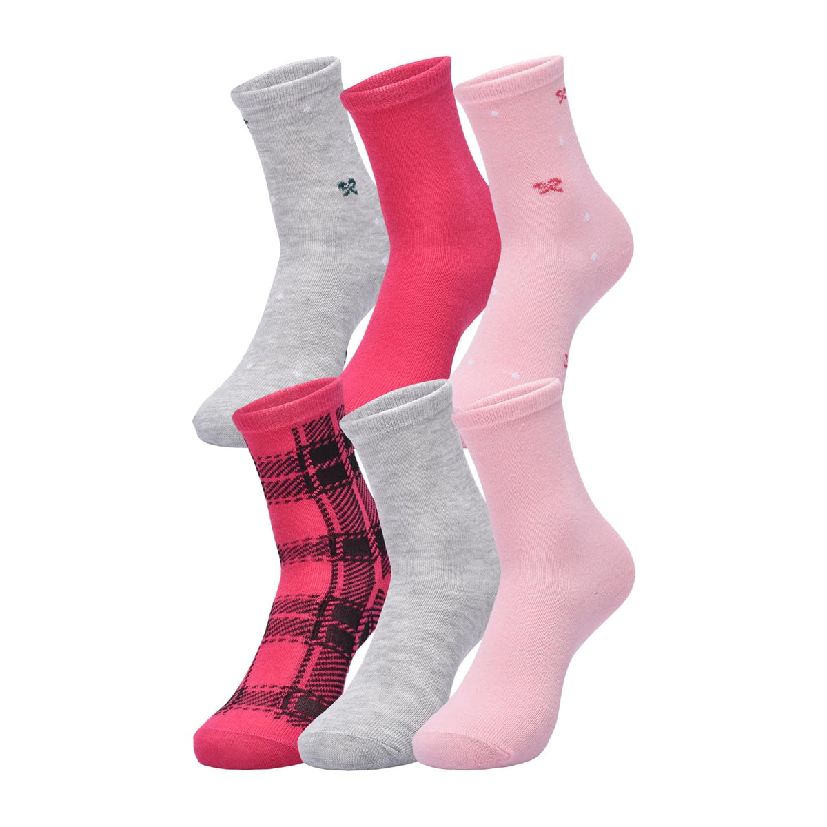 GAP Girls' Crew Socks, Multi-pack Kids Socks, Soft & Stretchy, Comfortable