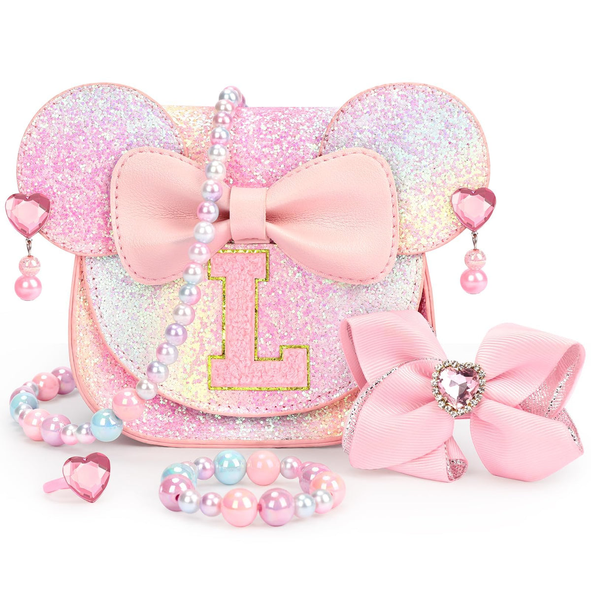 mibasies Toddler Purse Gifts for Girls: 3 Year Old Girl Gifts, Girl Toys Purse Set