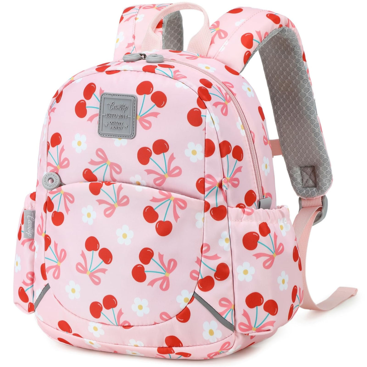 CAMTOP Toddler Backpack for Boys Girls 2-4, 12" H Kids Backpacks for Kindergarten Preschool, Small Bookbag for Daycare Travel (Black, 12''- Not fit A4 folder)