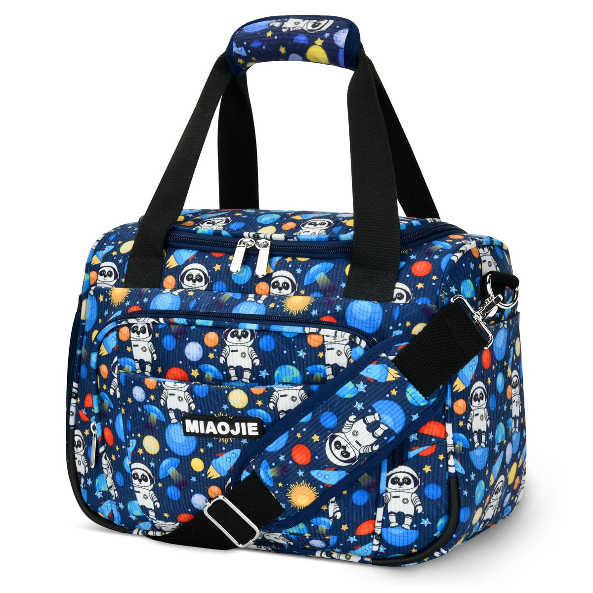 Kids Duffle Bag for Girls Boys, Kids Travel Bags -14IN Outer Space