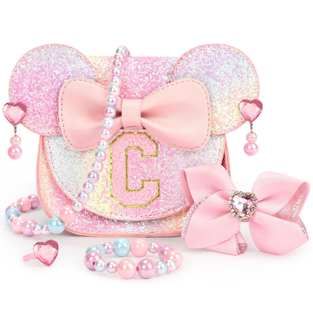 mibasies Toddler Purse Gifts for Girls: 3 Year Old Girl Gifts, Girl Toys Purse Set