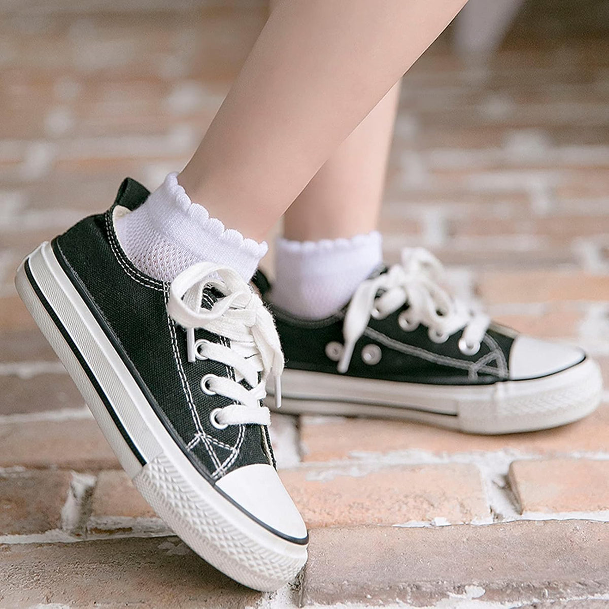 5 Pack Toddler Girls Boys Mesh Thin Cotton Low Cut Kids No Show Ankle Socks