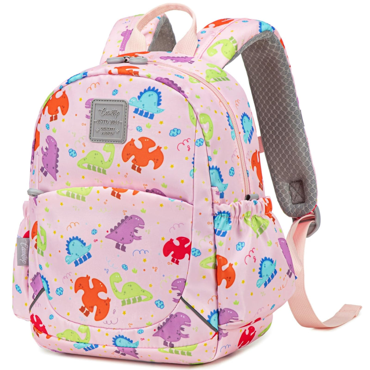 CAMTOP Toddler Backpack for Boys Girls 2-4, 12" H Kids Backpacks for Kindergarten Preschool, Small Bookbag for Daycare Travel (Black, 12''- Not fit A4 folder)