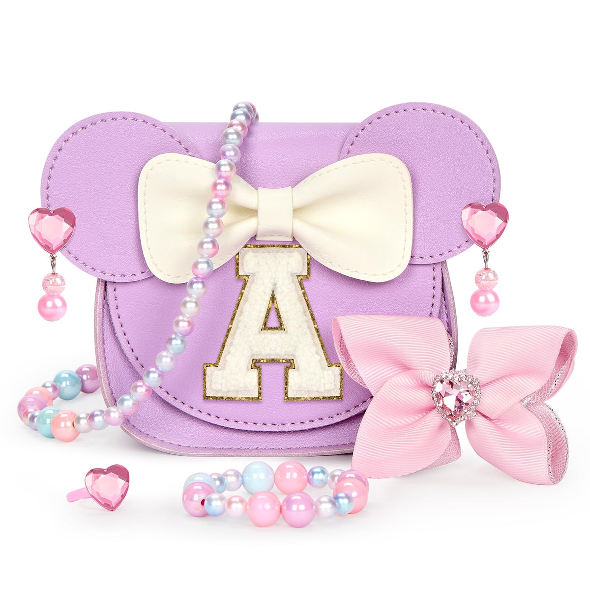 mibasies Toddler Purse Gifts for Girls: 3 Year Old Girl Gifts, Girl Toys Purse Set