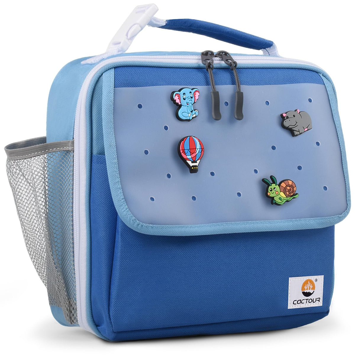 CaCTOUR Lunch Box Kids,Premium Insulated Lunch Bag for Girls Boys,Soft Bag Mini Cooler Back to School Thermal Reusable Lunch Bag for Work School Picnic (Light Green)