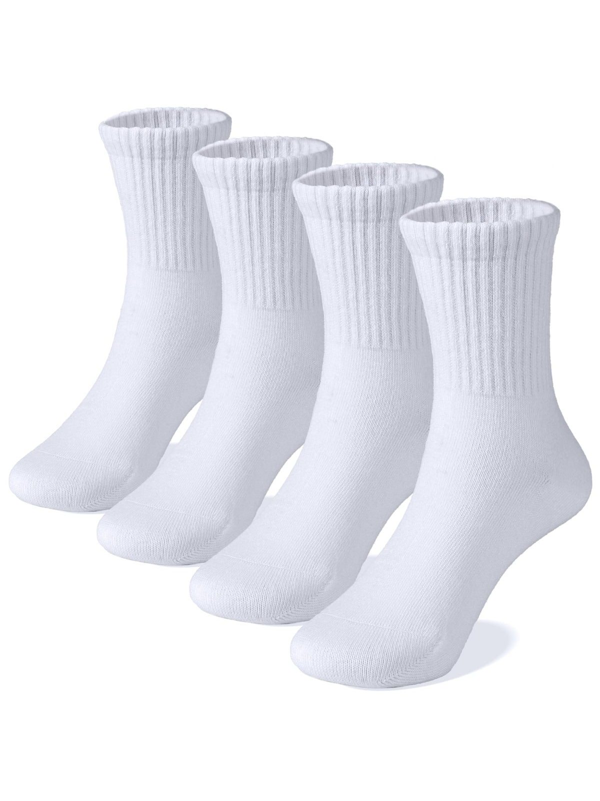 COTTON DAY Unisex School Kids Boys Girls Soft Combed Cotton Athletic Socks