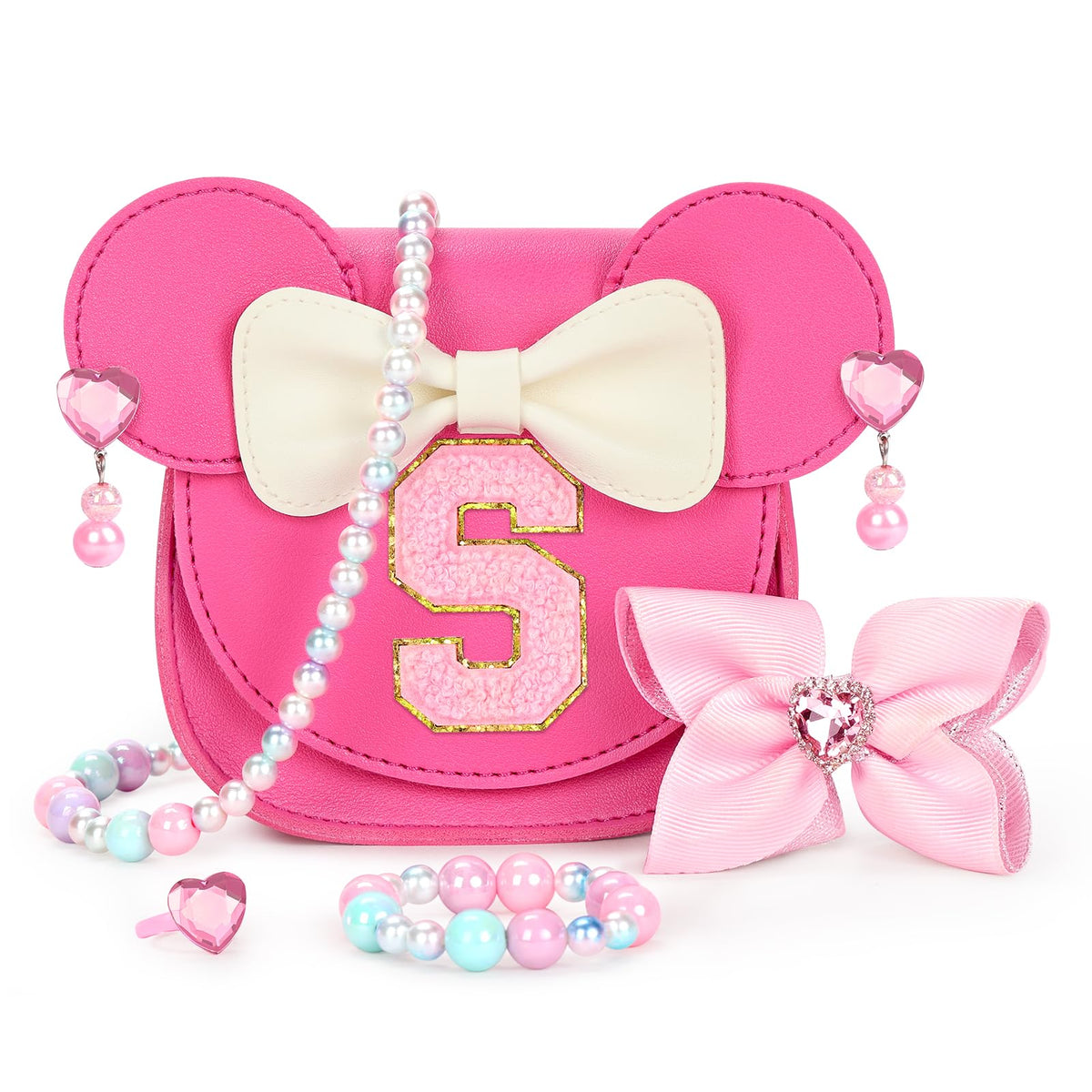mibasies Toddler Purse Gifts for Girls: 3 Year Old Girl Gifts, Girl Toys Purse Set