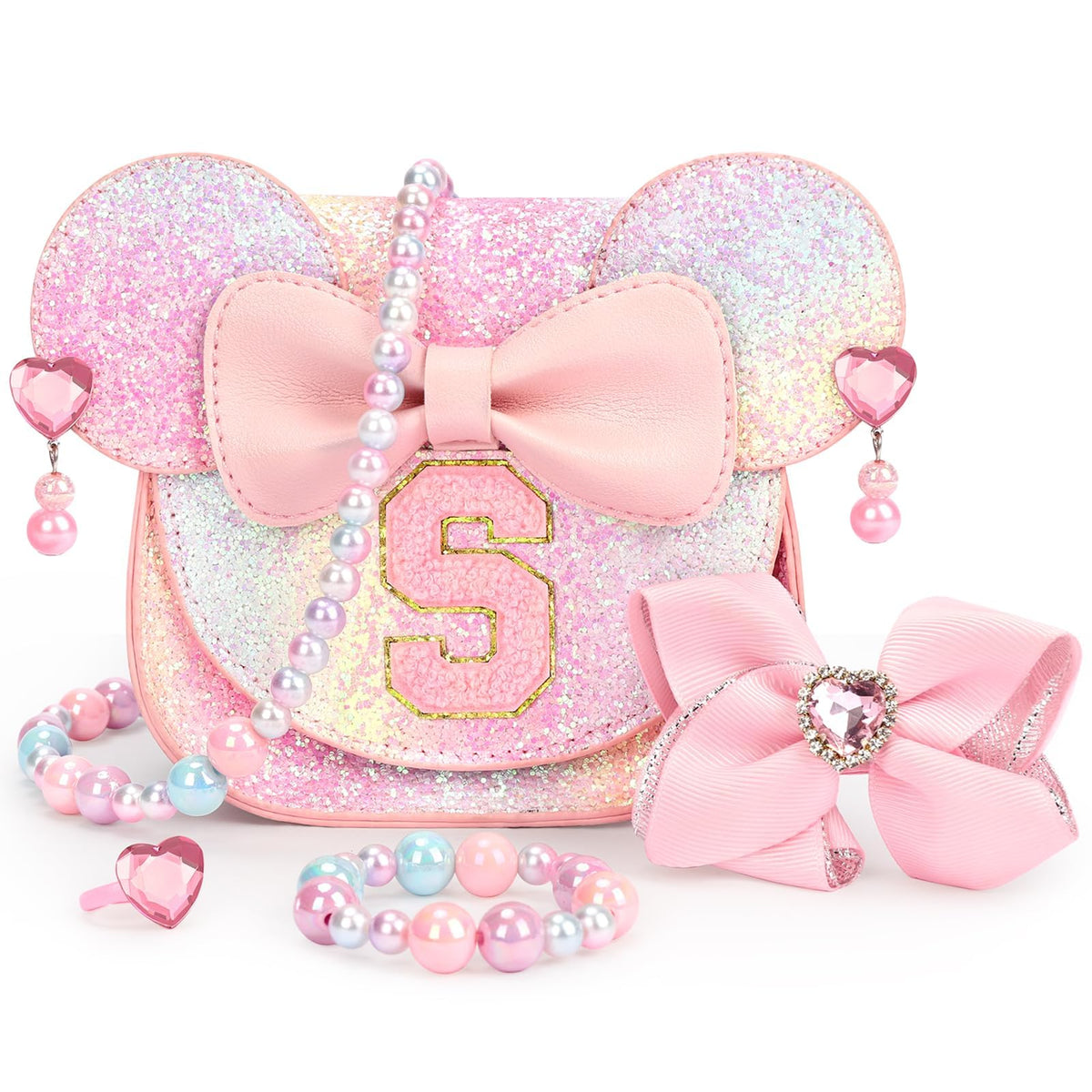 mibasies Toddler Purse Gifts for Girls: 3 Year Old Girl Gifts, Girl Toys Purse Set