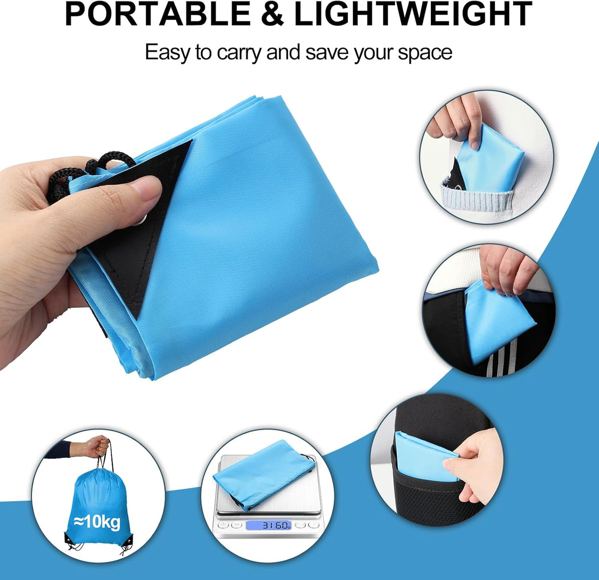 Kuhome 6Pcs Drawstring Backpacks Bulk String Bag Cinch Sack Pack Storage Knapsack Polyester Gift Bags Sports Drawstring Bags for Trip Gym Party Bags(6 Colors)
