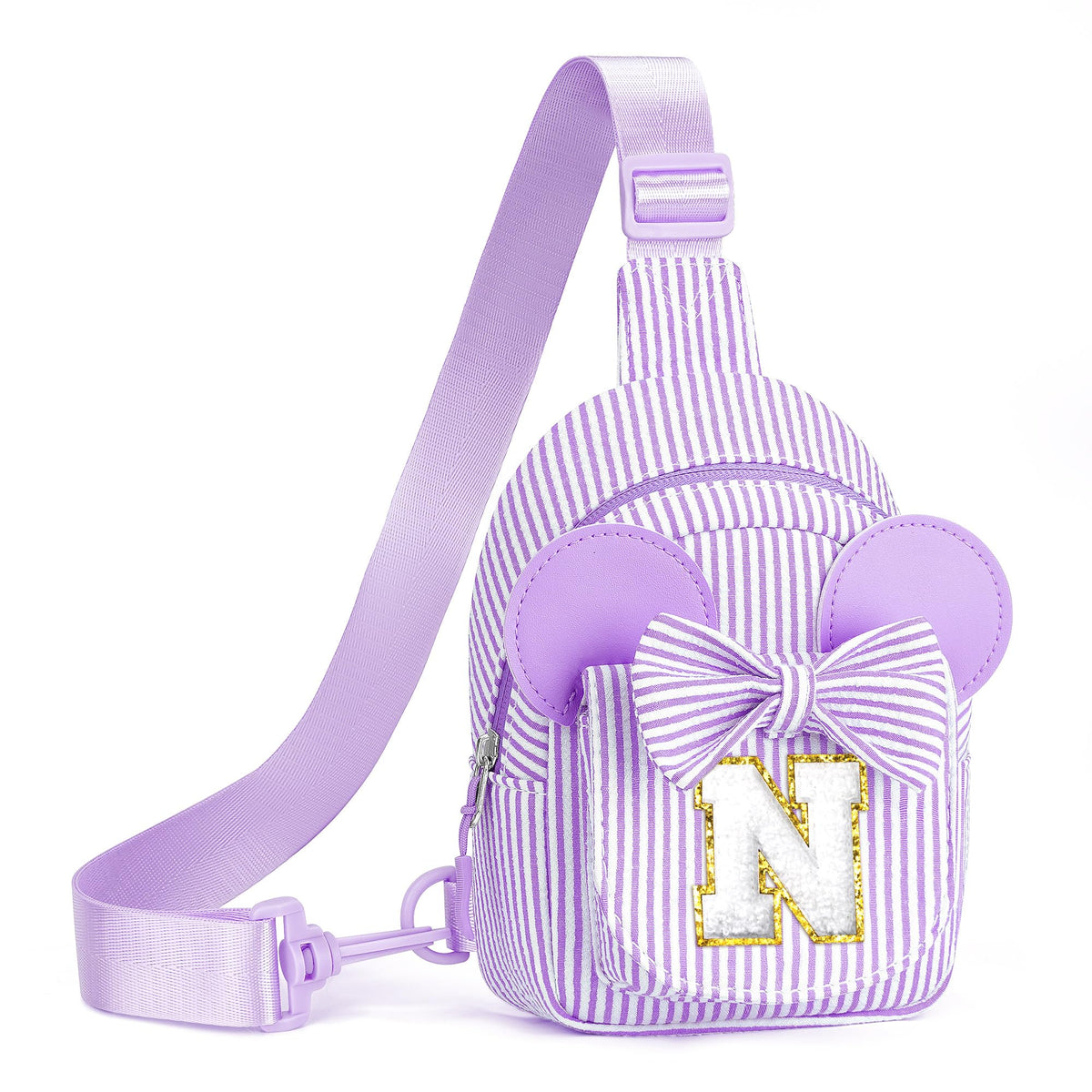 2 3 4 5 6 Year Old Girl Birthday Gift for Girls Sling Bag, Pink A