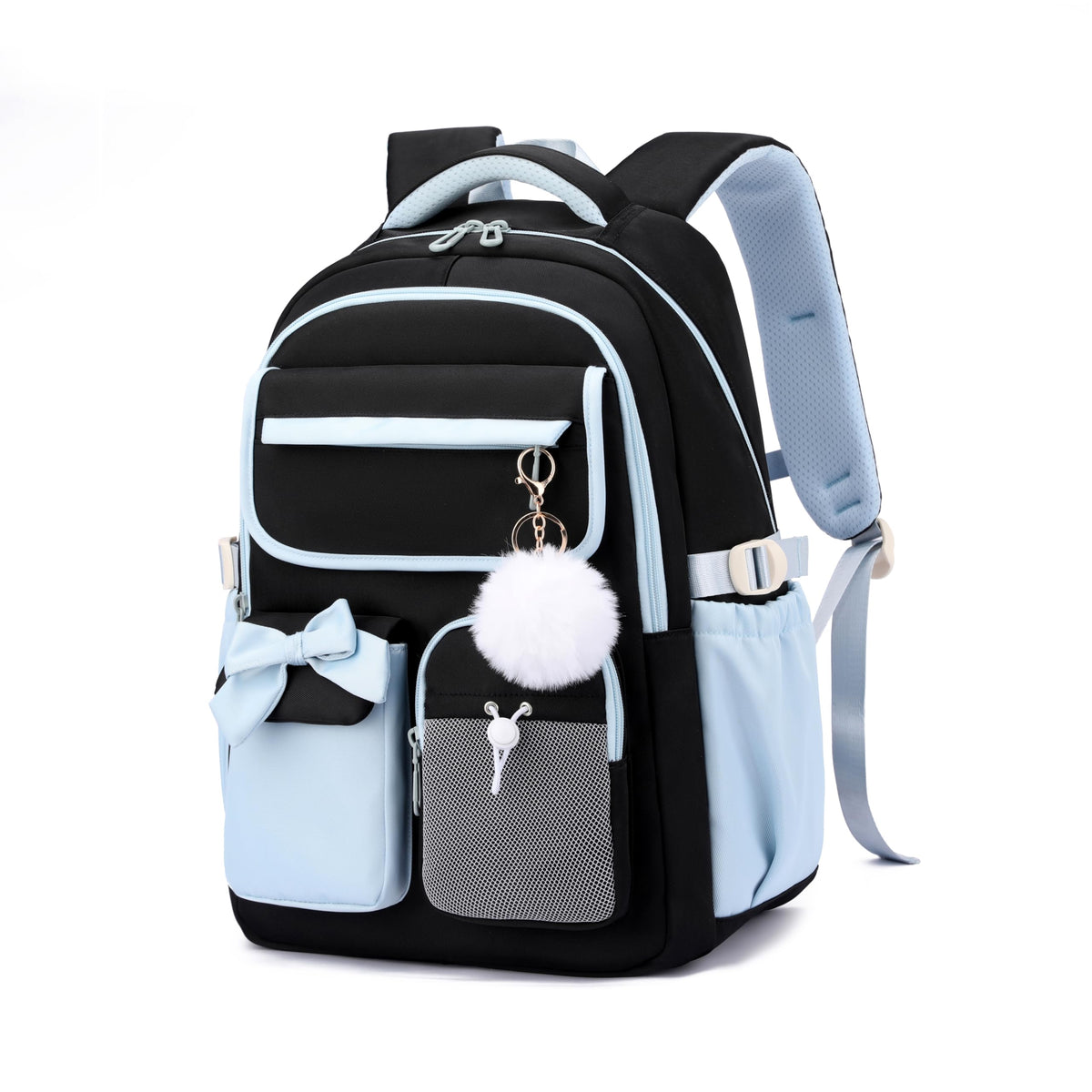 Girls Backpack School Bags Kids Elementary School Backpack for Girls Teens Cute Childrens Bookbags Casual Back Packs, Purple