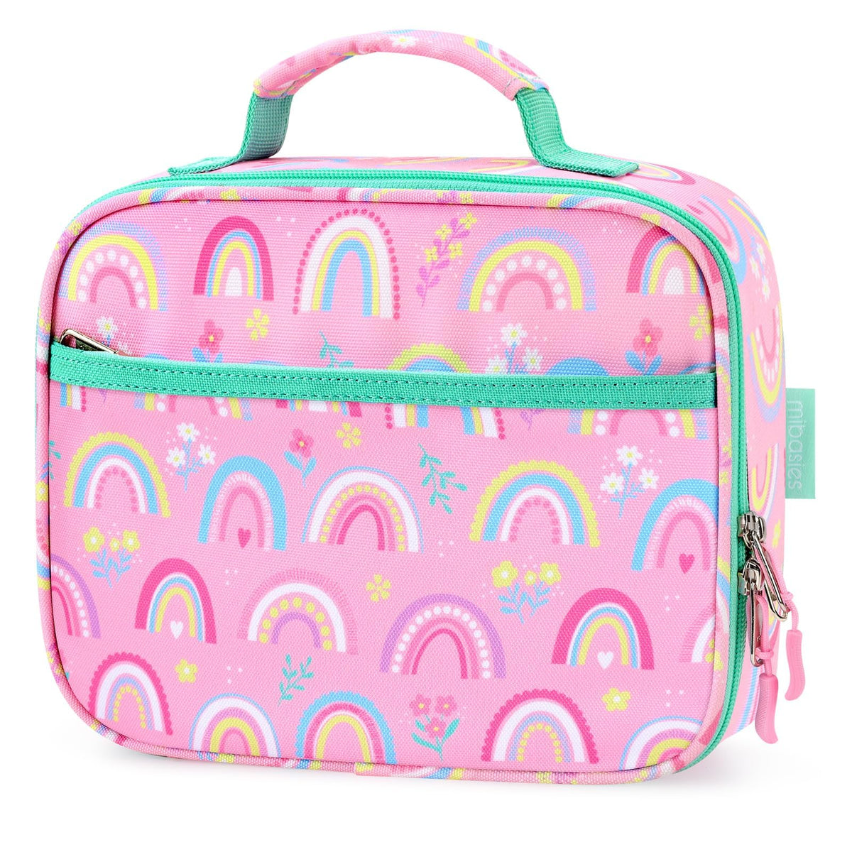 mibasies Kids Lunch Box for Girls, Insulated Lunch Bag School Kindergarten