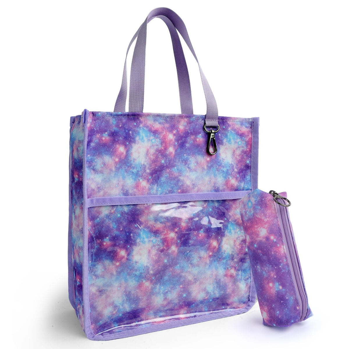Kids Cute Tote Bags for Boys Girls Ages 4-16,Handbags with Pencil Case, Book Tote Bags with Zipper for School and Playtime (green)