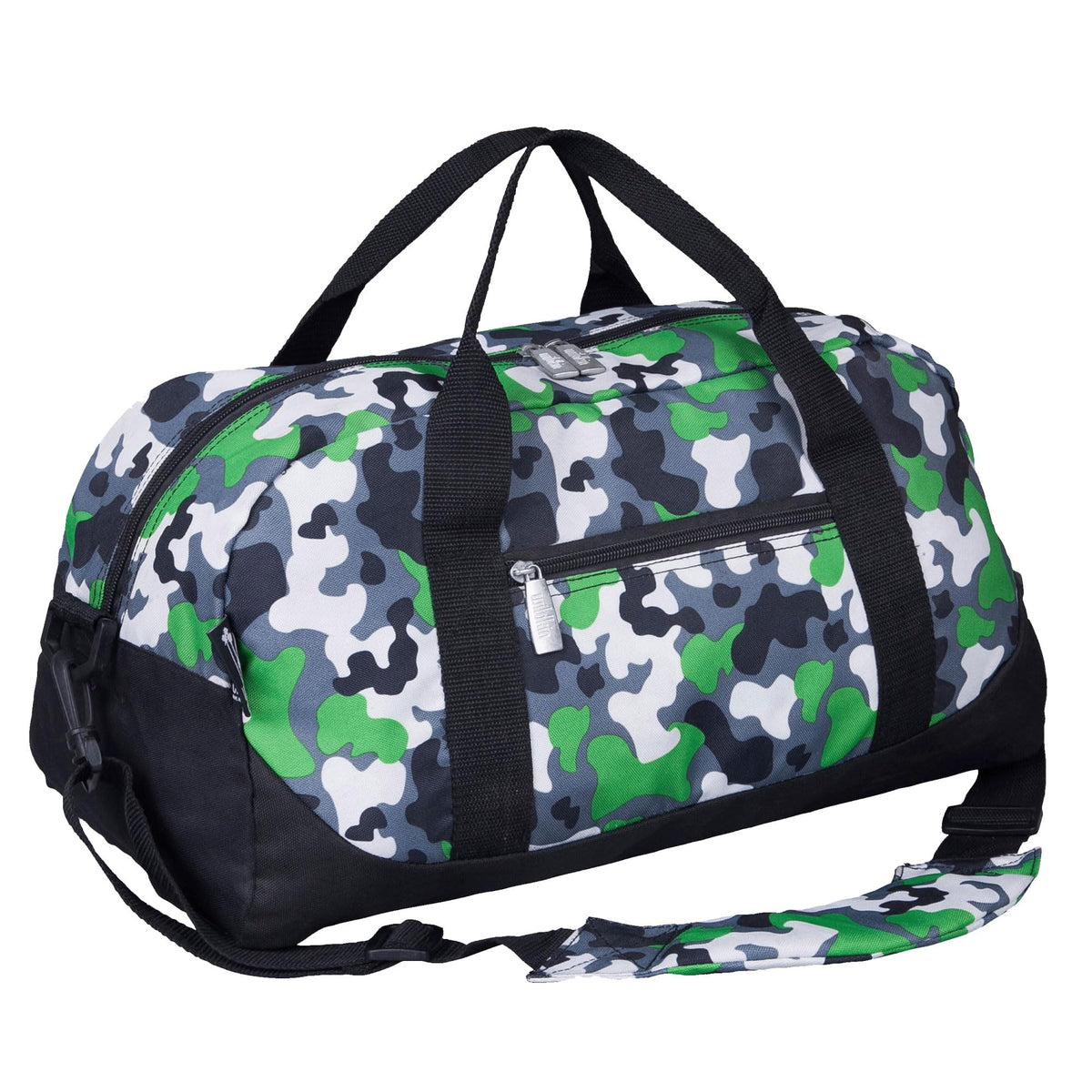 Wildkin Overnighter Duffel Bag for Kids, Trains, Planes, and Trucks