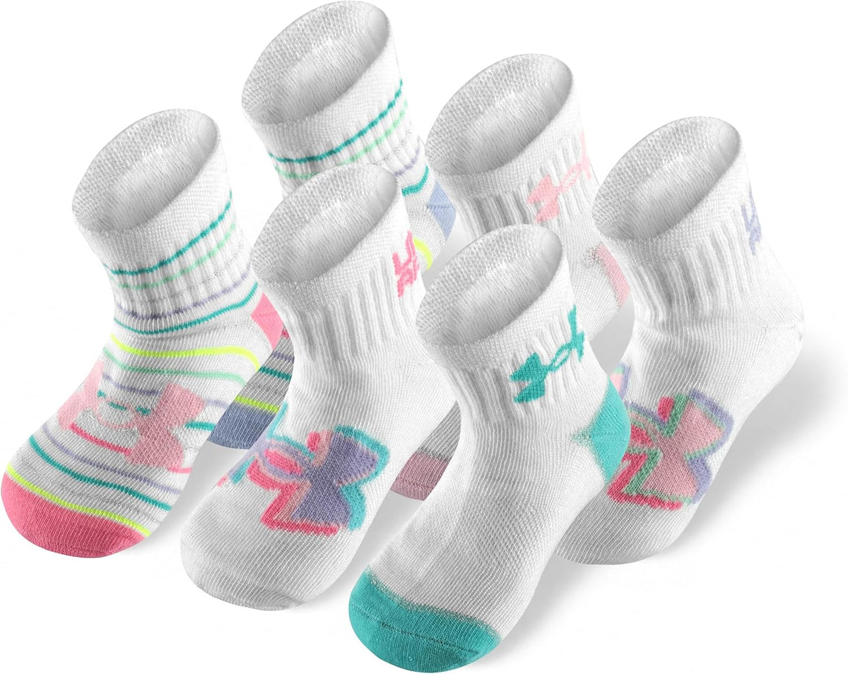 Under Armour girls Multi Pack Quarter Sock