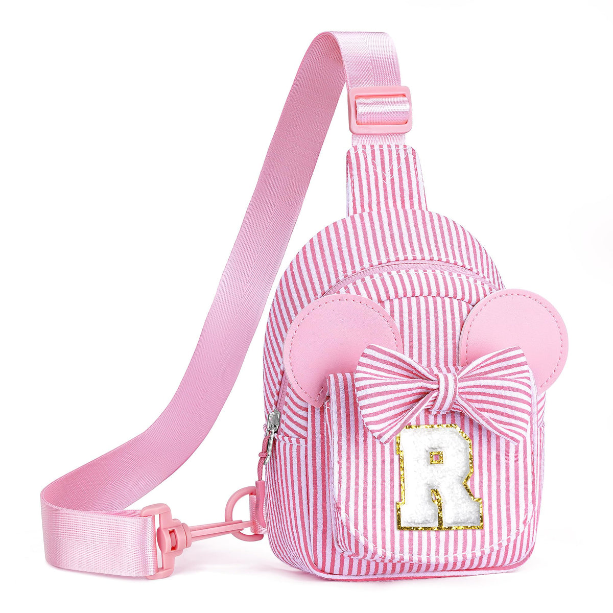 2 3 4 5 6 Year Old Girl Birthday Gift for Girls Sling Bag, Pink A