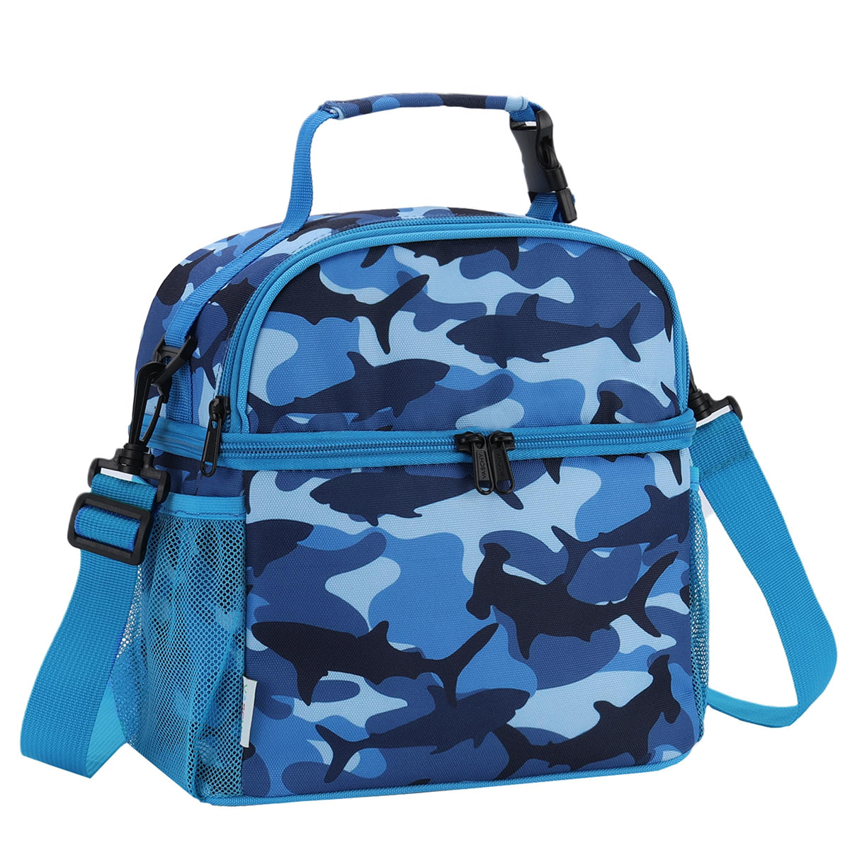 VASCHY Lunch Box Bag for Kids, Insulated Lightweight Lunch Box Tote for Toddler Girls School Daycare Kindergarten Pink Dino Print