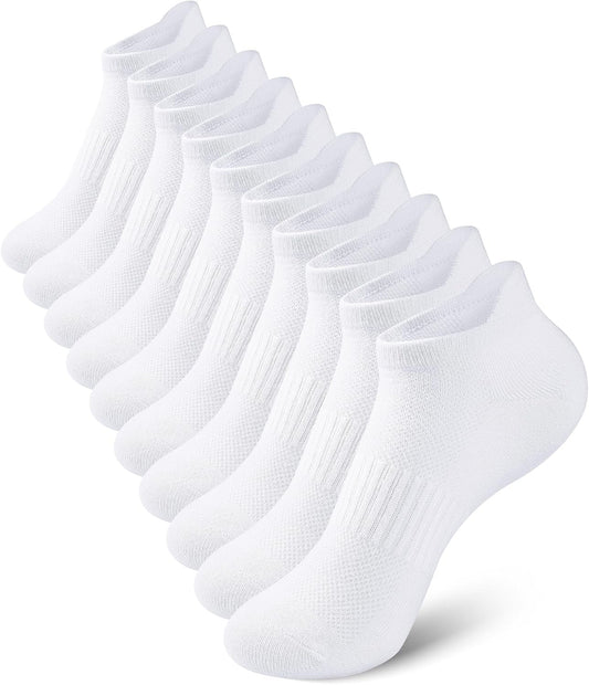 Somaibo 10 Pairs Kids Socks for Boys Girls Low Cut Athletic Ankle Socks