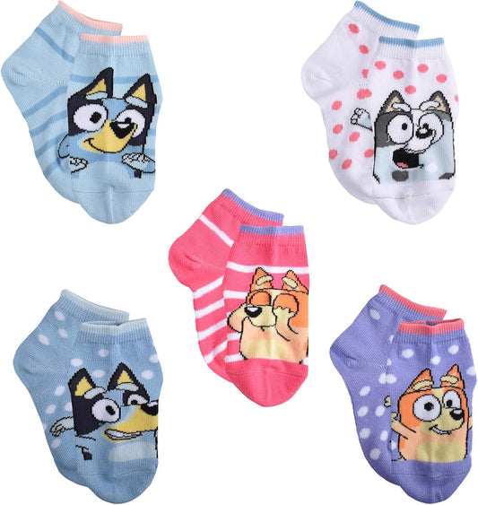 Bluey 5PK CHEER SHORTIE SOCKS