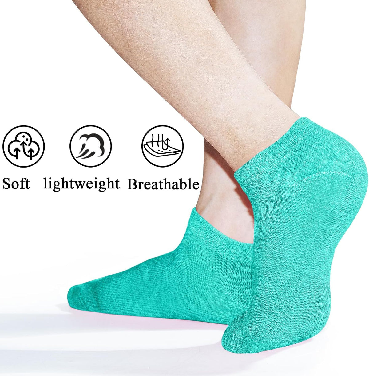 25 Pairs Toddler Girls Ankle Socks Soft Low Cut for Kids Aged 1-14