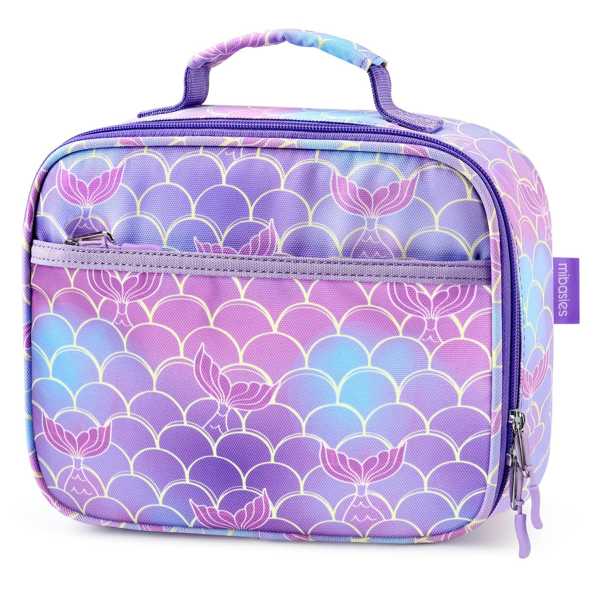 mibasies Kids Lunch Box for Girls, Insulated Lunch Bag School Kindergarten