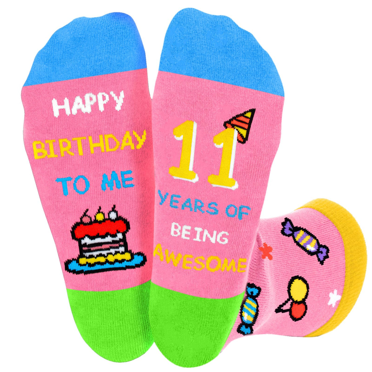 Shintrend Birthday Gifts for Girls 10-13 – Funny Socks for Tween Girls, Cute 10th 11th 12th 13th Birthday Present Gift Ideas