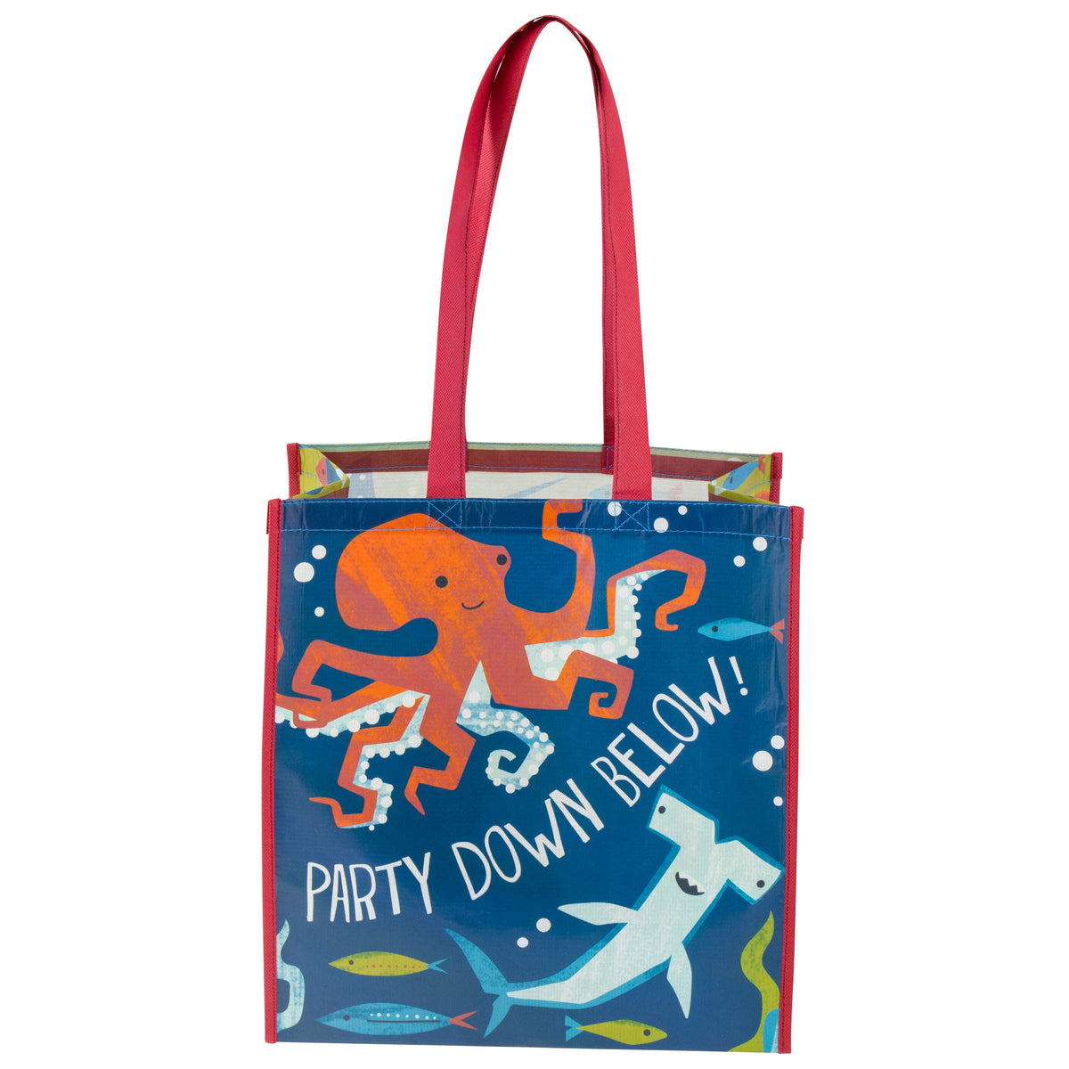 Stephen Joseph, Large Recycled Gift Bag with Handles, Kids, Reusable, Birthday Party Bag, Shopping