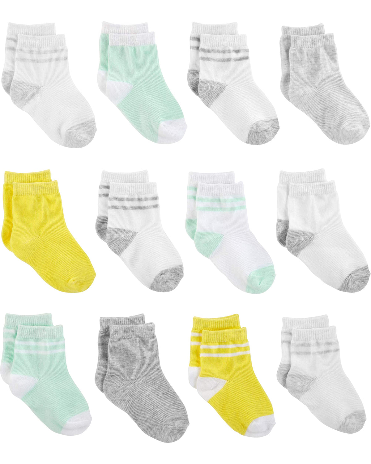 Simple Joys by Carter's baby-boys 12-pack Neutral Sock Low