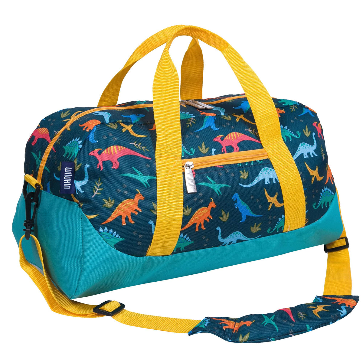 Wildkin Overnighter Duffel Bag for Kids, Trains, Planes, and Trucks