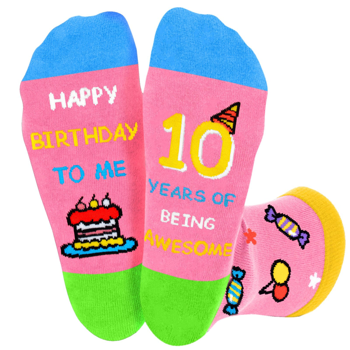 Shintrend Birthday Gifts for Girls 10-13 – Funny Socks for Tween Girls, Cute 10th 11th 12th 13th Birthday Present Gift Ideas