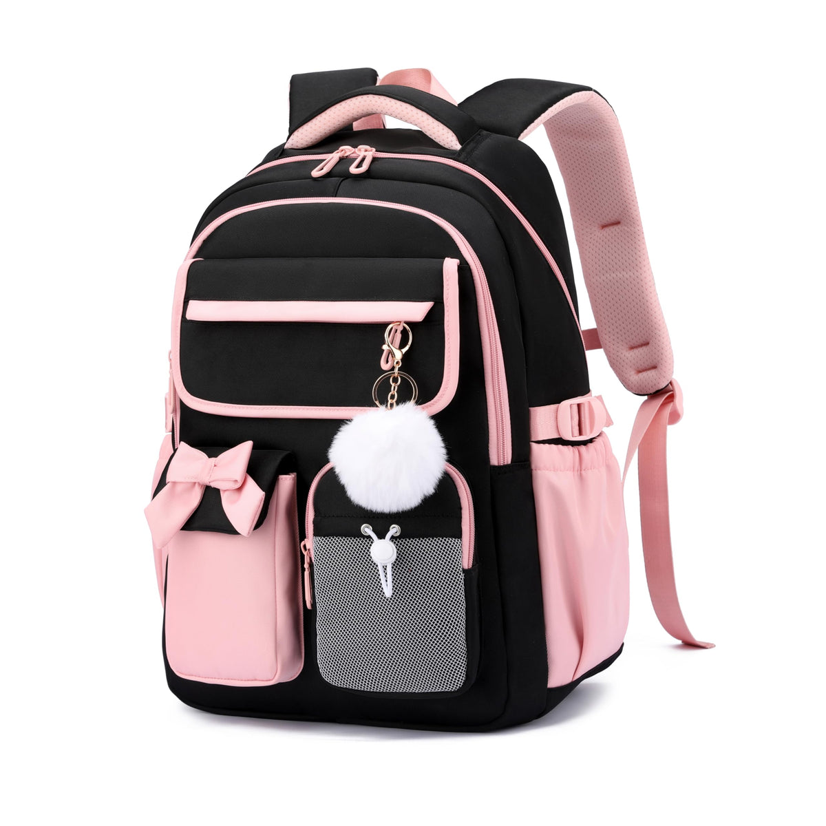Girls Backpack School Bags Kids Elementary School Backpack for Girls Teens Cute Childrens Bookbags Casual Back Packs, Purple