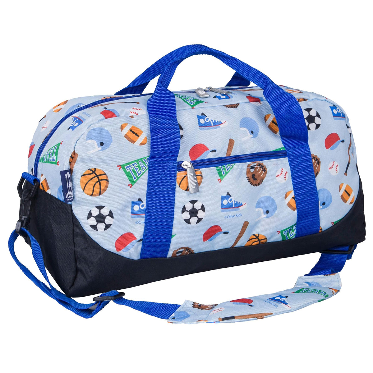 Wildkin Overnighter Duffel Bag for Kids, Trains, Planes, and Trucks
