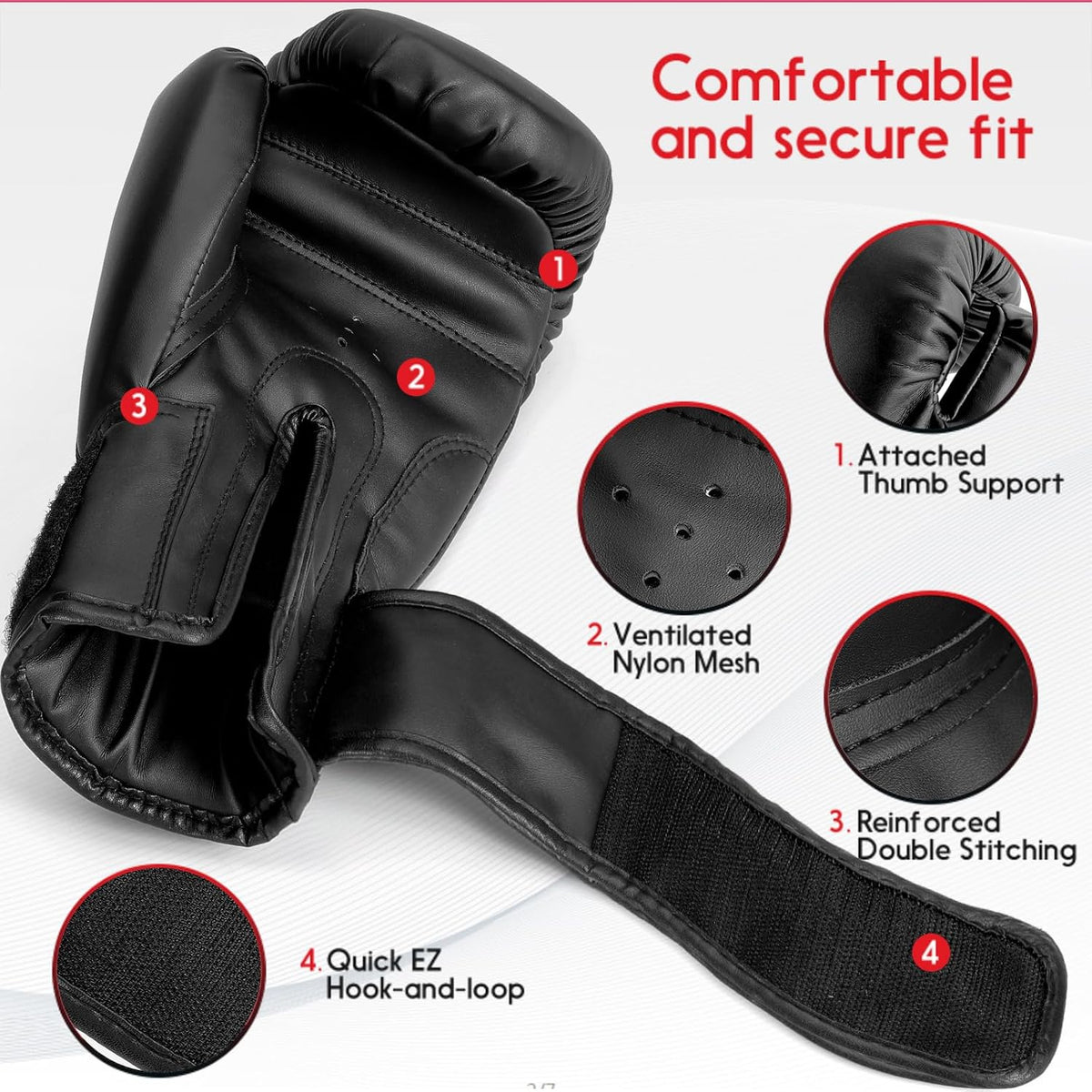 Kids Boxing Gloves for Sparring,Punching Bag,MMA Training,Ages 3-15