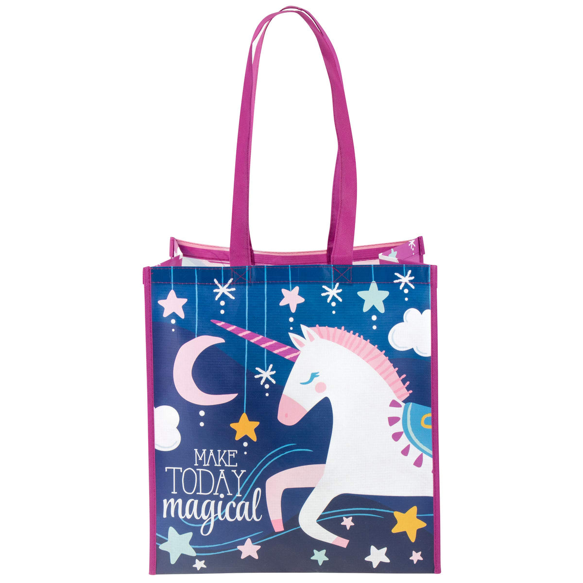 Stephen Joseph, Large Recycled Gift Bag with Handles, Kids, Reusable, Birthday Party Bag, Shopping