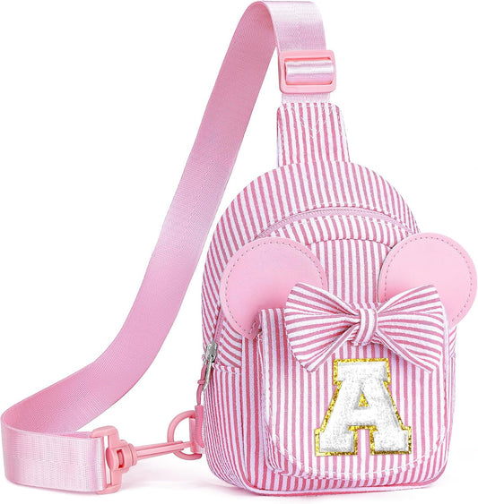 2 3 4 5 6 Year Old Girl Birthday Gift for Girls Sling Bag, Pink A