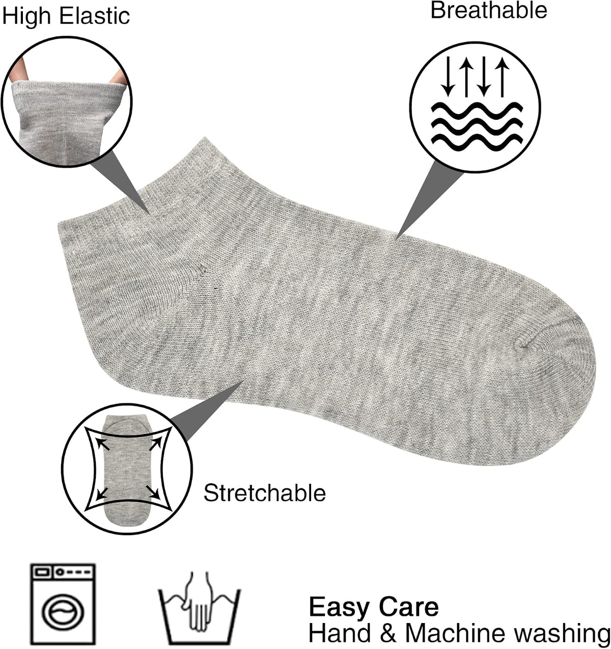 GENTABY 15 Pairs Toddler Socks for Kids Boys Low Cut Ankle Socks 1-13 Years