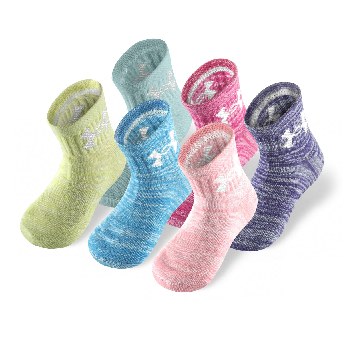 Under Armour girls Multi Pack Quarter Sock