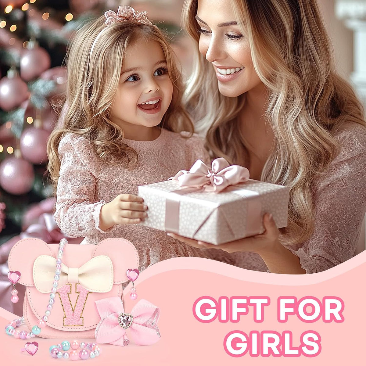 mibasies Toddler Purse Gifts for Girls: 3 Year Old Girl Gifts, Girl Toys Purse Set