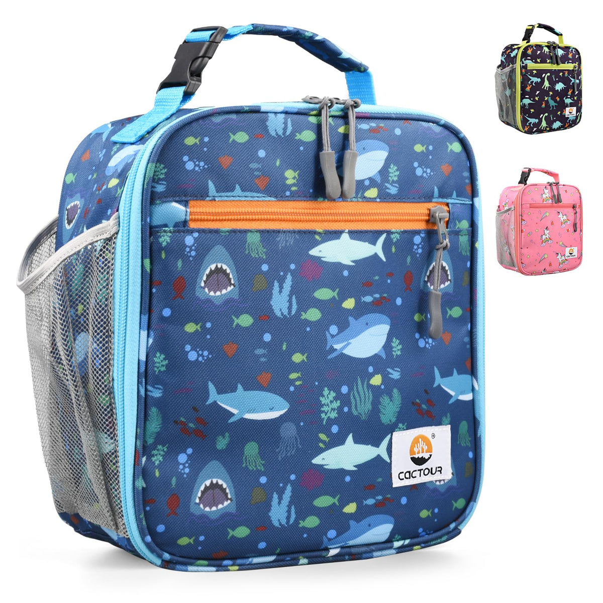 CaCTOUR Lunch Box for Men Women Adult,Premium Insulated Lunch Bag,Portable Small LunchBox for School Work Picnic (Black)