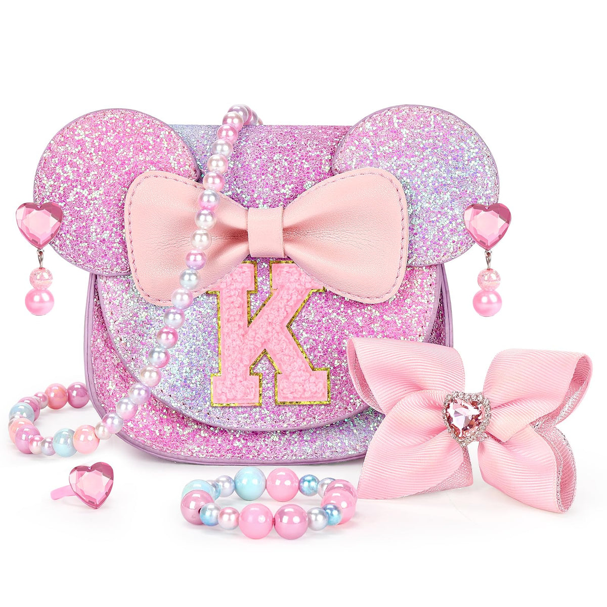 mibasies Toddler Purse Gifts for Girls: 3 Year Old Girl Gifts, Girl Toys Purse Set