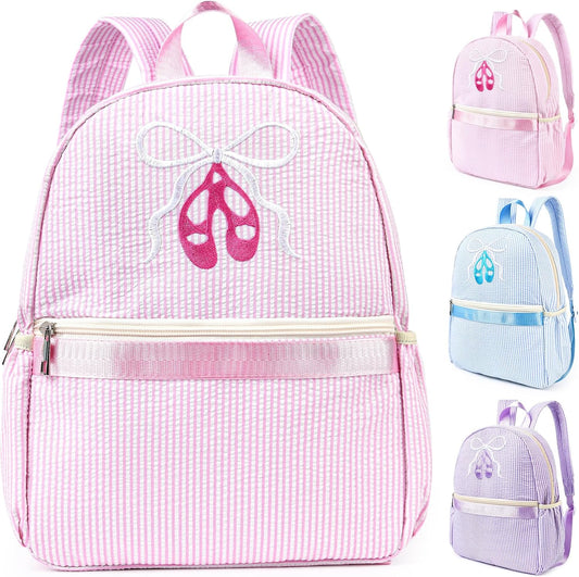 Dance Backpack for Girls, 7L Cute Dance Bag for Dancer Lightweight Small Gym Sport Weekender Ballet Travel Bag – Pink