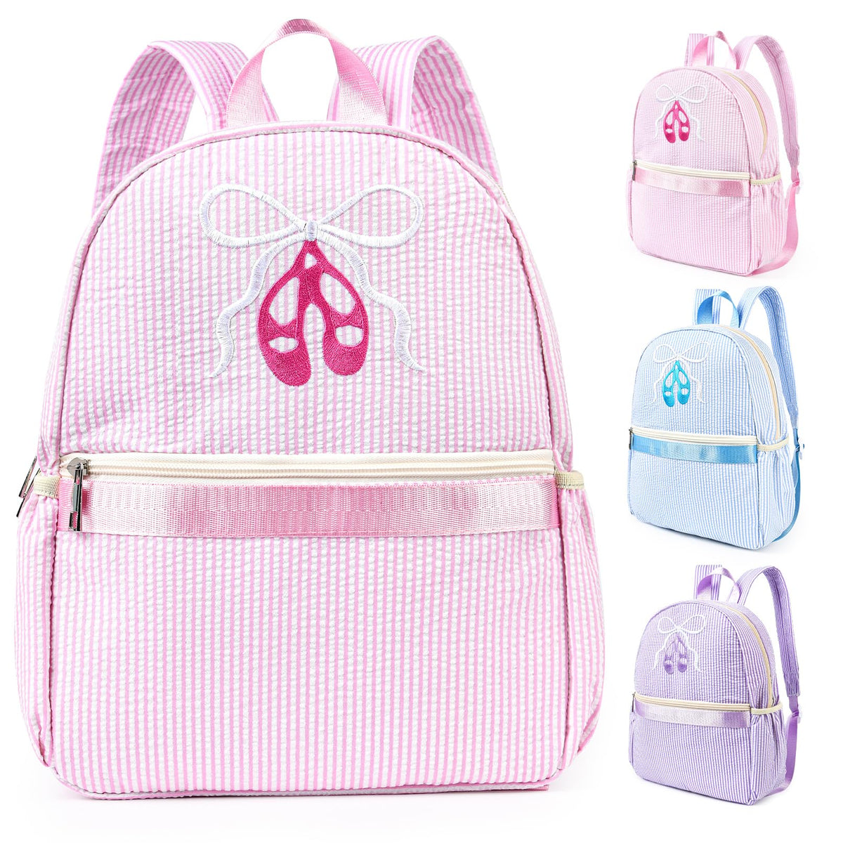 Dance Backpack for Girls, 7L Cute Dance Bag for Dancer Lightweight Small Gym Sport Weekender Ballet Travel Bag – Pink