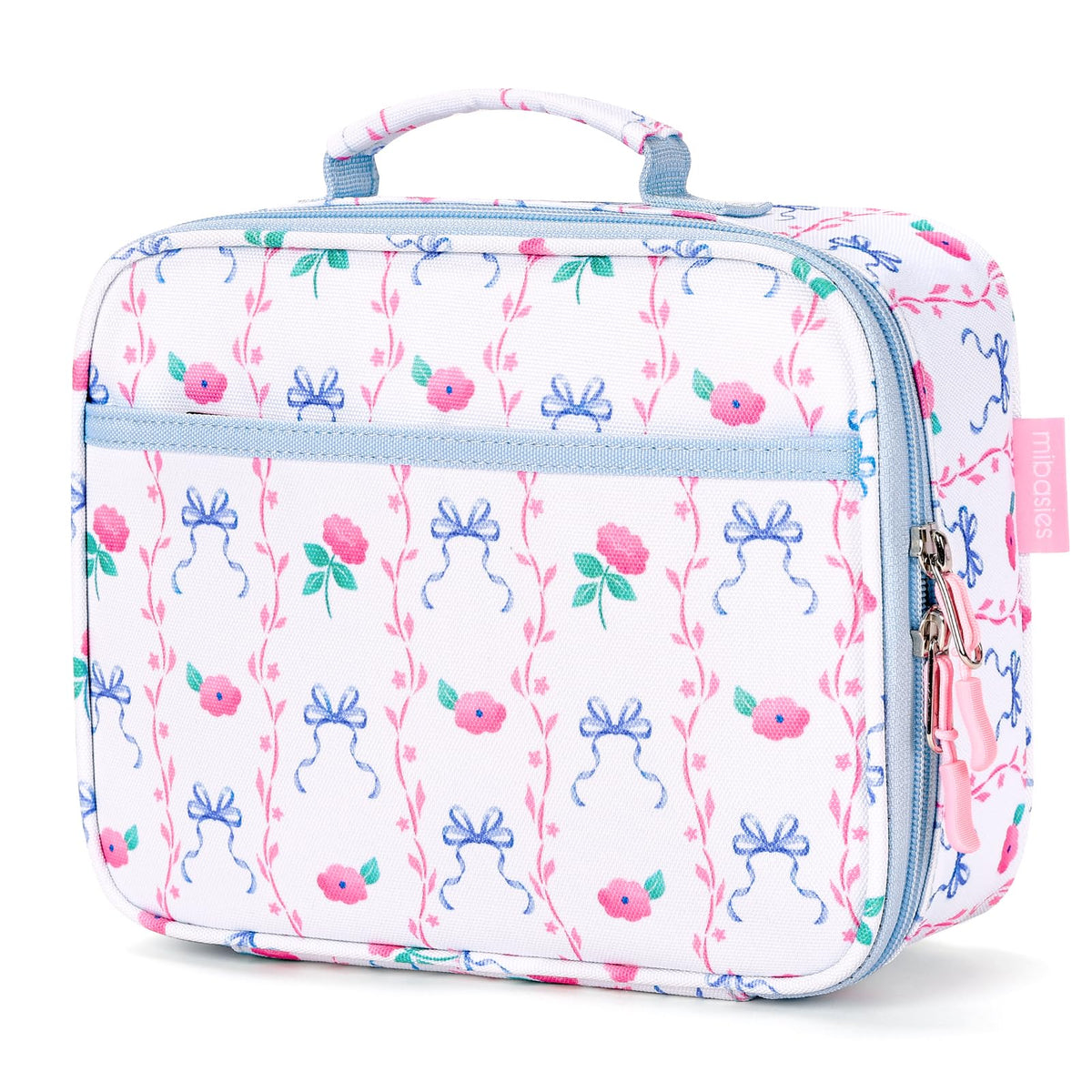 mibasies Kids Lunch Box for Girls, Insulated Lunch Bag School Kindergarten