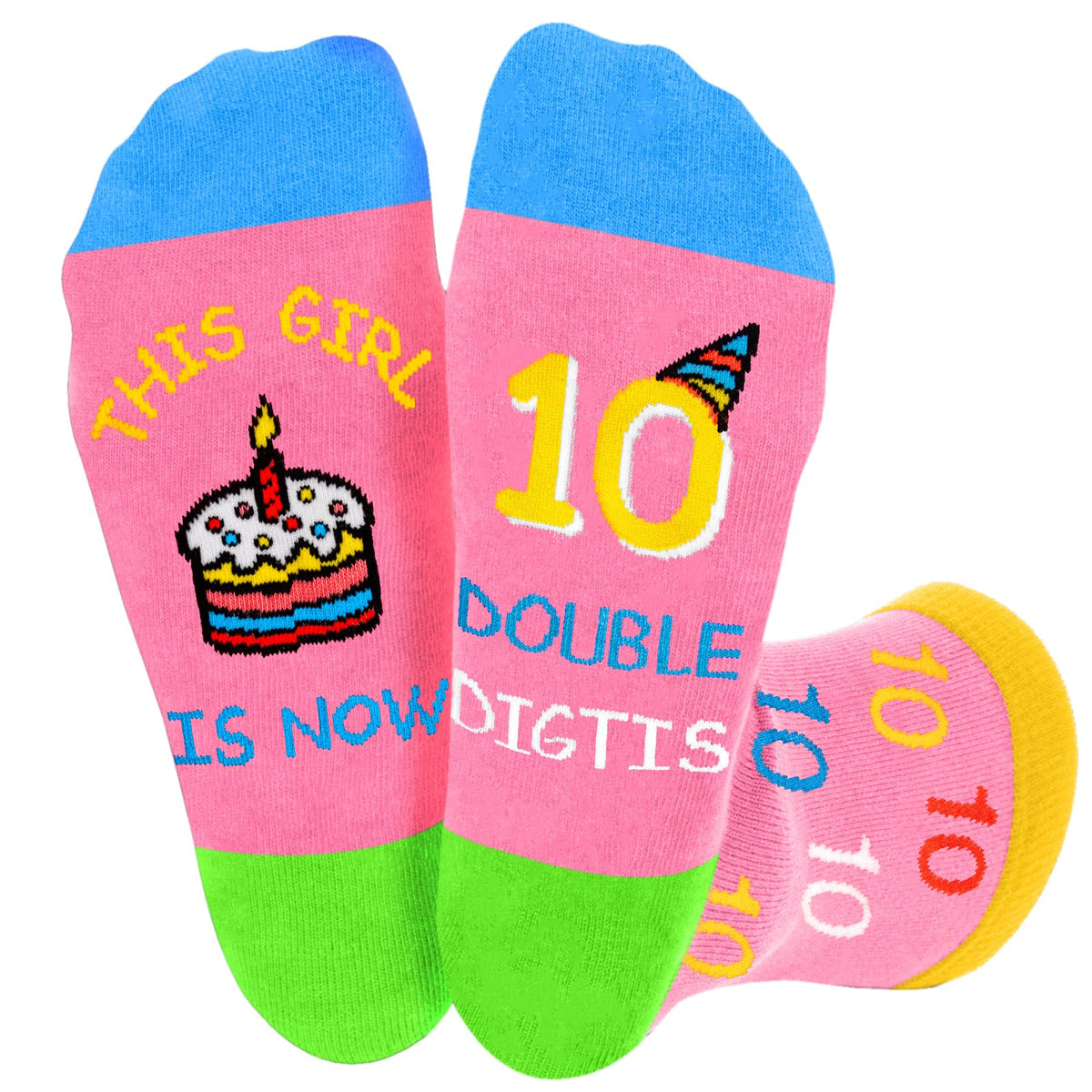 Shintrend Birthday Gifts for Girls 10-13 – Funny Socks for Tween Girls, Cute 10th 11th 12th 13th Birthday Present Gift Ideas