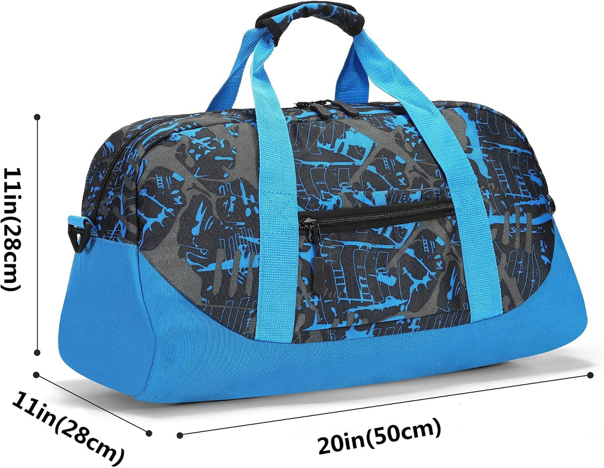 Kids Overnighter Duffel Bag Carry-On Size Sport Bag（11tylan)