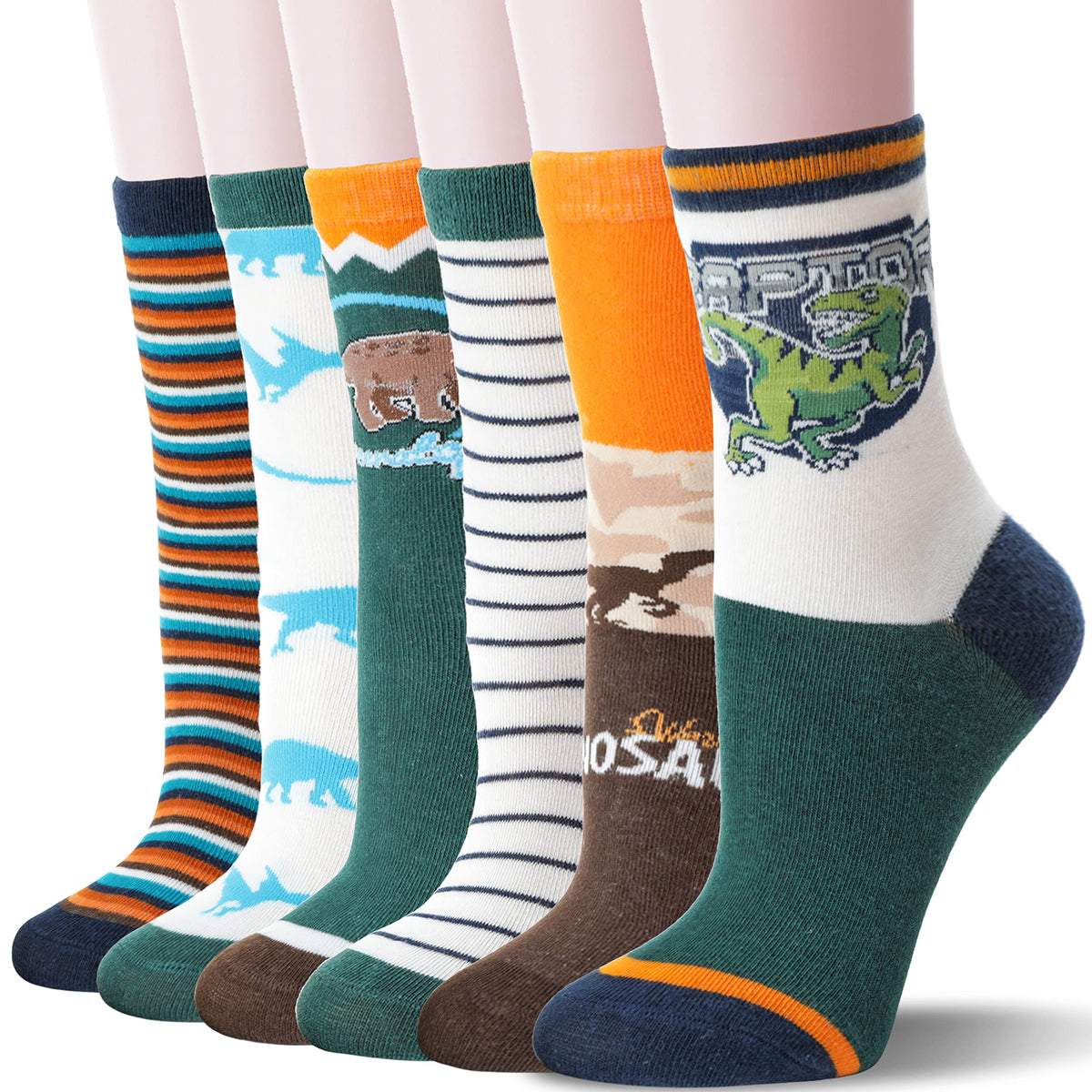 Unicorn Socks Gifts for Girls kids Cute Animal Fun Crew Fashion Funny Novelty Soft Cotton Socks 6 Pairs
