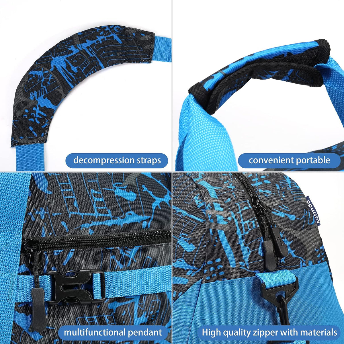 Kids Overnighter Duffel Bag Carry-On Size Sport Bag（11tylan)