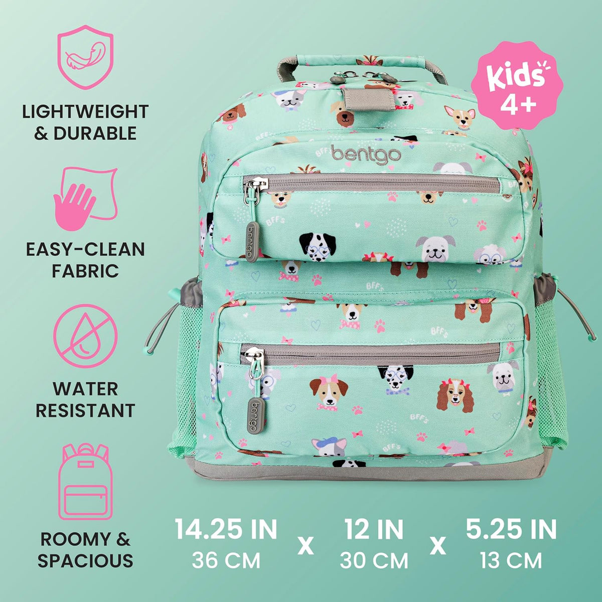 Bentgo Kids Print Durable & Water-Resistant Backpack