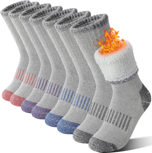 Sandsuced Kids Merino Wool Hiking Socks for Girls Boys Toddler